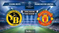 Jadwal Liga Champions 2018-2019, Young Boys vs Manchester United. (Bola.com/Dody Iryawan)