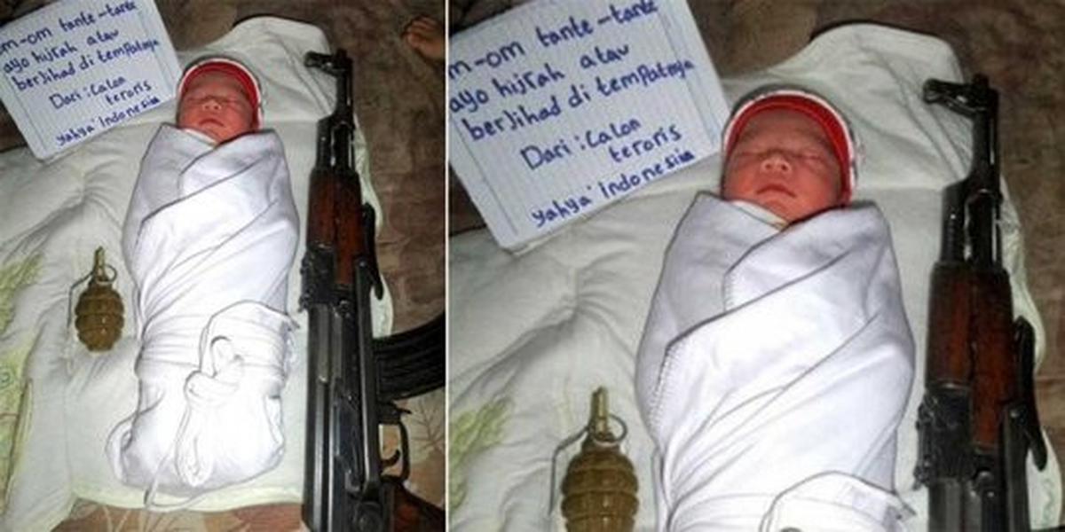 Mengajak berjihad bareng ISIS, bayi Indonesia bikin heboh