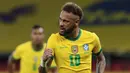 Neymar menyatakan dengan terang-terangan bahwa edisi 2022 ini akan menjadi ajang terakhirnya di Piala Dunia. Pemain bernomor punggung 10 tersebut tercatat telah mengoleksi 119 caps dengan mencetak 74 gol. Neymar tentu akan tampil maksimal karena Brasil merupakan tim favorit di ajang ini. Tim Samba akan tergabung ke dalam Grup G bersama Serbia, Swiss, dan Kamerun. (AFP/Silvio Avila)