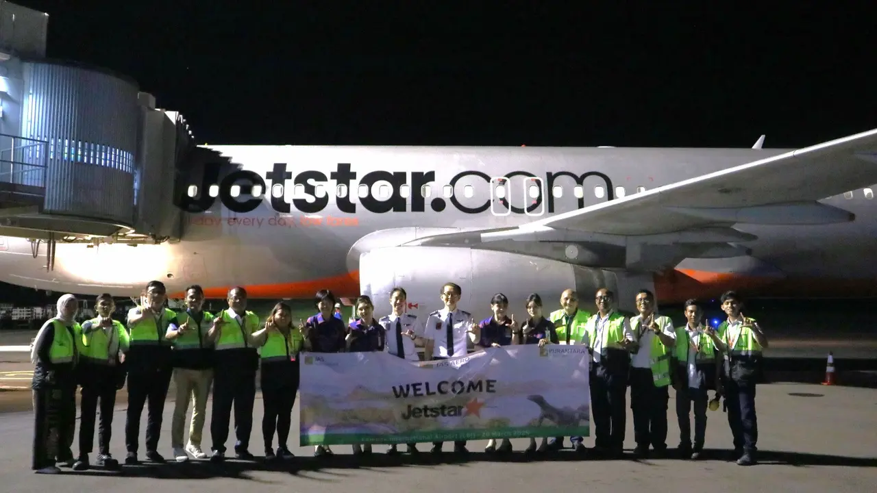 Labuan Bajo Jadi Destinasi Internasional Baru, Jetstar Asia Gandeng JAE untuk Dukungan MRO