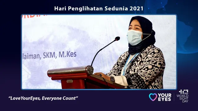 Nurjannah Sulaiman, dari Kementerian Kesehatan sedang menyampaikan materi pada 21 Oktober 2021