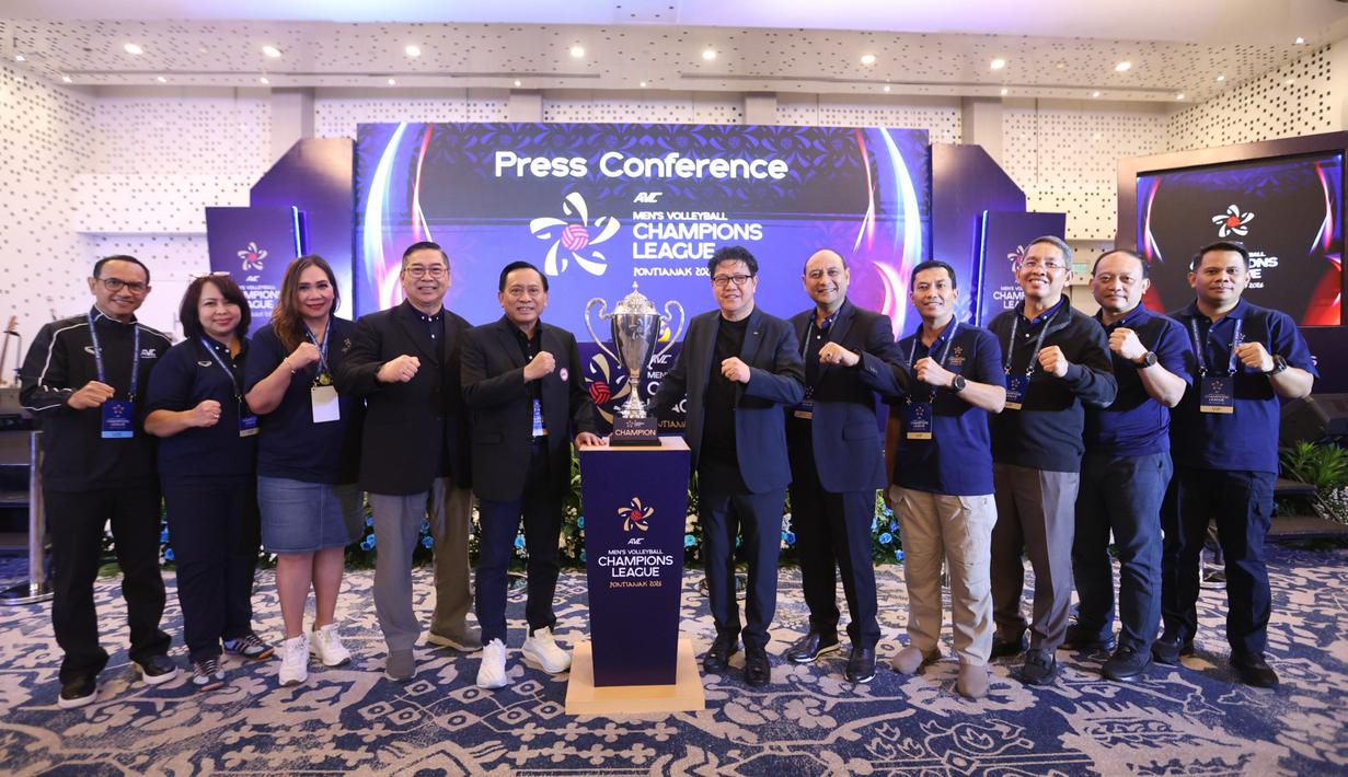 Indonesia akan menurunkan dua tim pada AVC Men’s Volleyball Champions League 2026 yang dijadwalkan berlangsung di Pontianak pada 13-17 Mei mendatang. Kedua tim voli tersebut adalah Jakarta Bhayangkara Presisi dan Jakarta Garuda Jaya yang akan membawa nama Indonesia dalam persaingan antarklub voli putra terbaik Asia. (Dok. PBVSI)