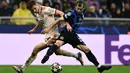 Hingga babak pertama usai, skor imbang 0-0 tidak berubah. (Marco BERTORELLO/AFP)