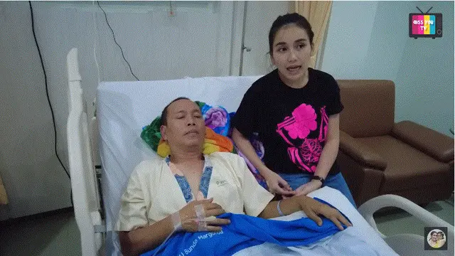 Ayah Ayu Ting Ting Abdul Rozak baru saja menjalani operasi hernia