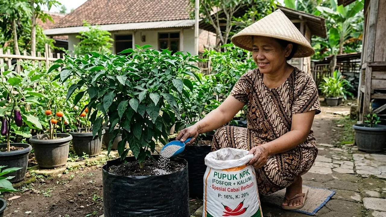 12 Cara Mengatasi Cabai yang Banyak Daun Tetapi Tidak Berbuah, Perhatikan Nutrisi