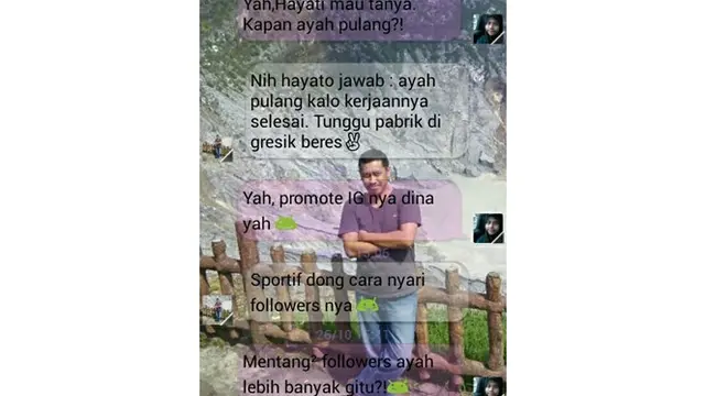5 Chat Ayah ke Anak Mencoba Gaul Ini Bikin Tepuk Jidat