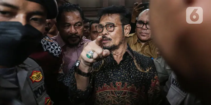 Raut Wajah Syahrul Yasin Limpo usai Divonis 10 Tahun Penjara