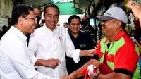 Jelang Lebaran, Mardiono Dampingi Jokowi Cek Ketersediaan Pangan di Sejumlah Pasar