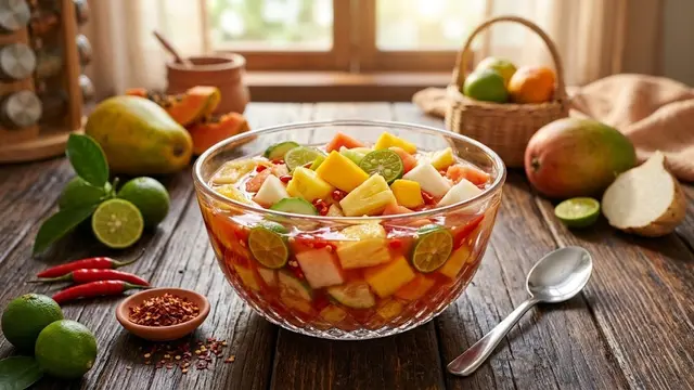 Resep Asinan Buah Tanpa Cuka/AI Generated