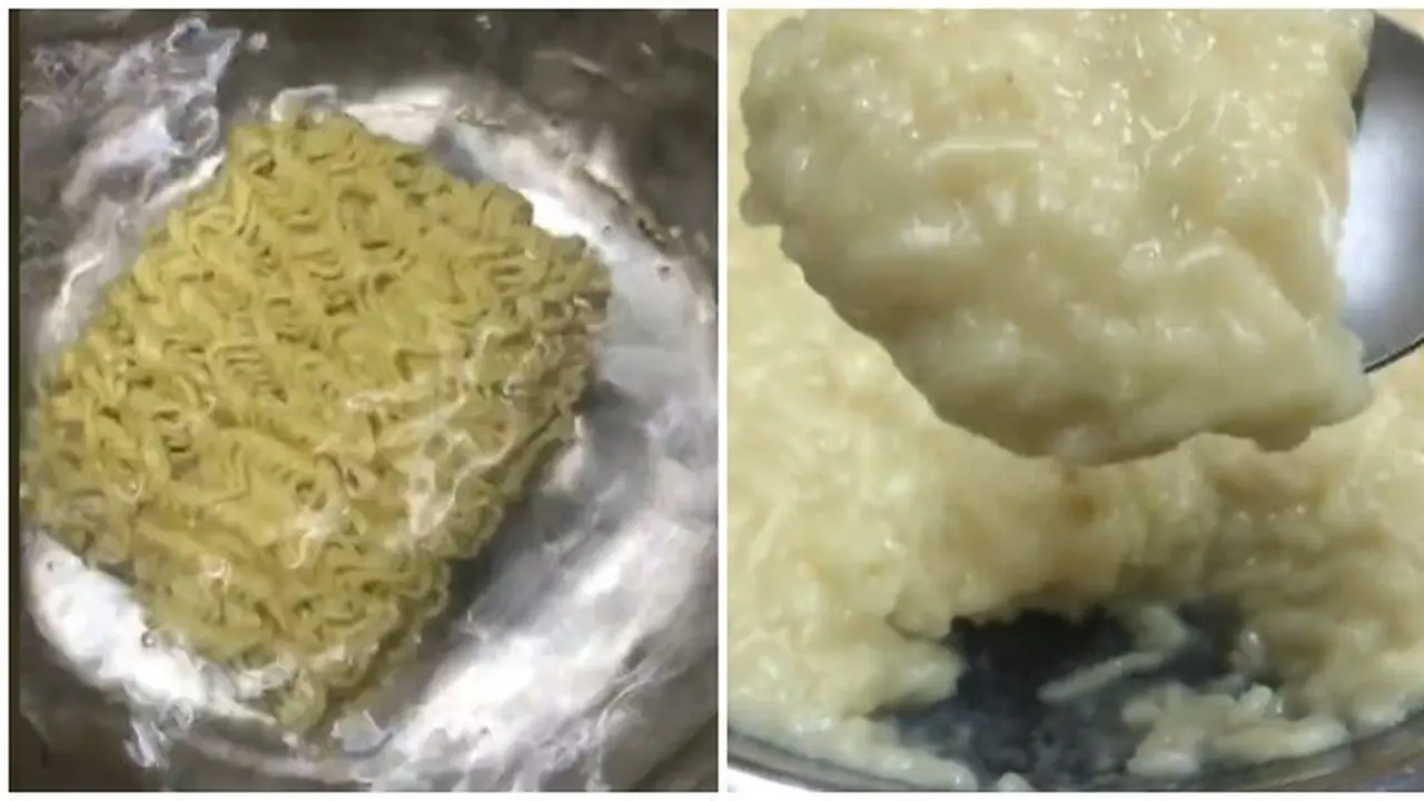 Viral, Orang Ini Bikin Bubur dari Mi Instan, Bikin Geleng Kepala