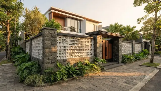 Model Pagar Rumah yang Cocok Dipadukan dengan Roster