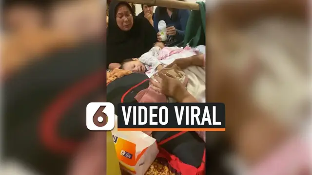 VIDEO: Video Viral Bayi Menangis Memeluk Jenazah Ibunya