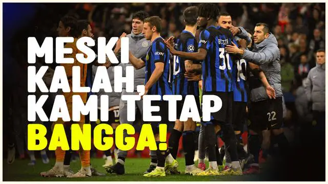 Berita video pelatih Inter Milan, Simone Inzaghi menyatakan dirinya tetap bangga dengan permainan timnya, meski ia gagal bawa Inter lolos ke babak perempat final Liga Champions usai disngkirkan Atletico.