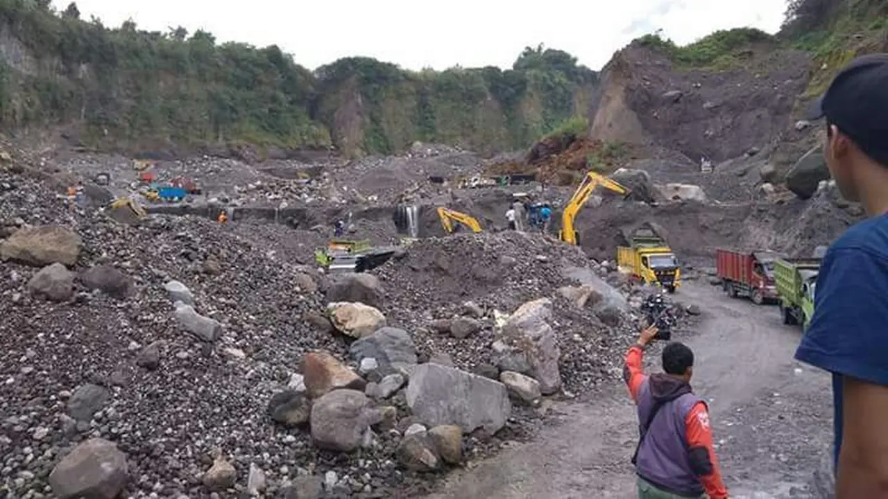 Bego Pendem Merapi Longsor, Korban Terkubur