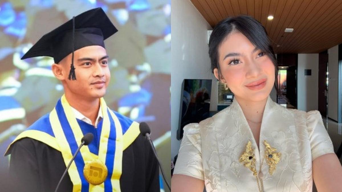 Model Kebaya Peplum Inka Andestha saat Hadiri Wisuda Pratama Arhan, Cantik Memesona