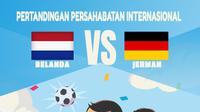 Persahabatan Internasional - Belanda Vs Jerman (Bola.com/Lamya Dinata/Adreanus Titus)