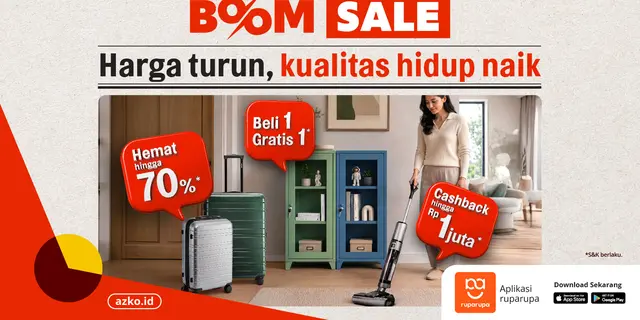 AZKO BOOM SALE 2026 Bawa Kabar Baik, Belanja Kebutuhan Rumah dan Gaya Hidup jadi Lebih Hemat