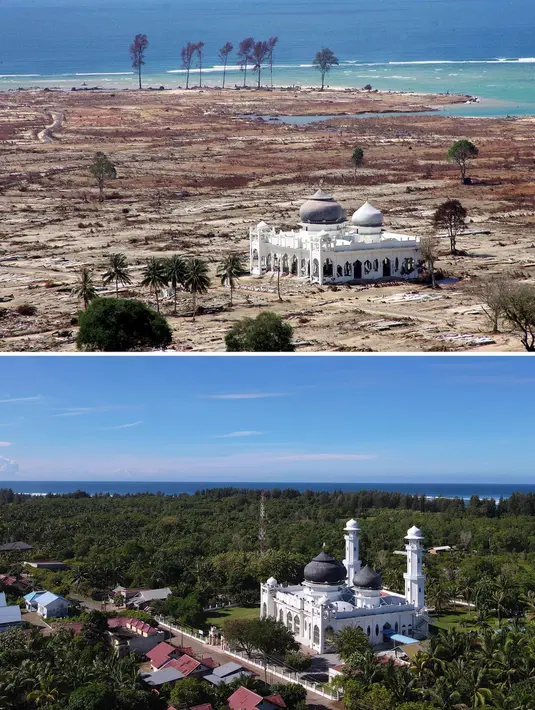 Selain warga lokal, ratusan korban jiwa di Indonesia merupakan wisatawan asing yang sedang mengisi liburan di Aceh. (Foto oleh: Chaideer MAHYUDDIN and JoIl SAGET/AFP)