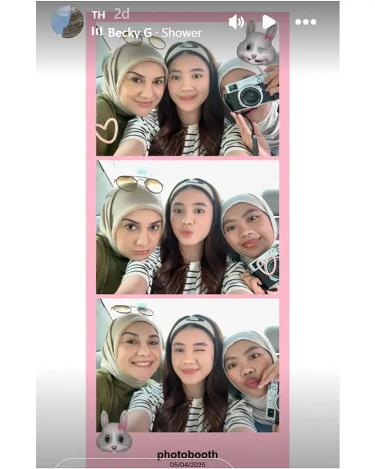 6 Potret Kebersamaan Irish Bella dan Dua Putri Sambungnya di Bangkok, Bak Sahabat