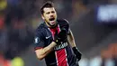 Mateja Kezman - Striker yang namanya sempat melejit bersama PSV Eindhoven ini pernah berseragam PSG pada 2008 hingga 2010. Selama membela PSG Kezman hanya mampu menyumbang sepuluh gol. (AFP/Franck Fife)