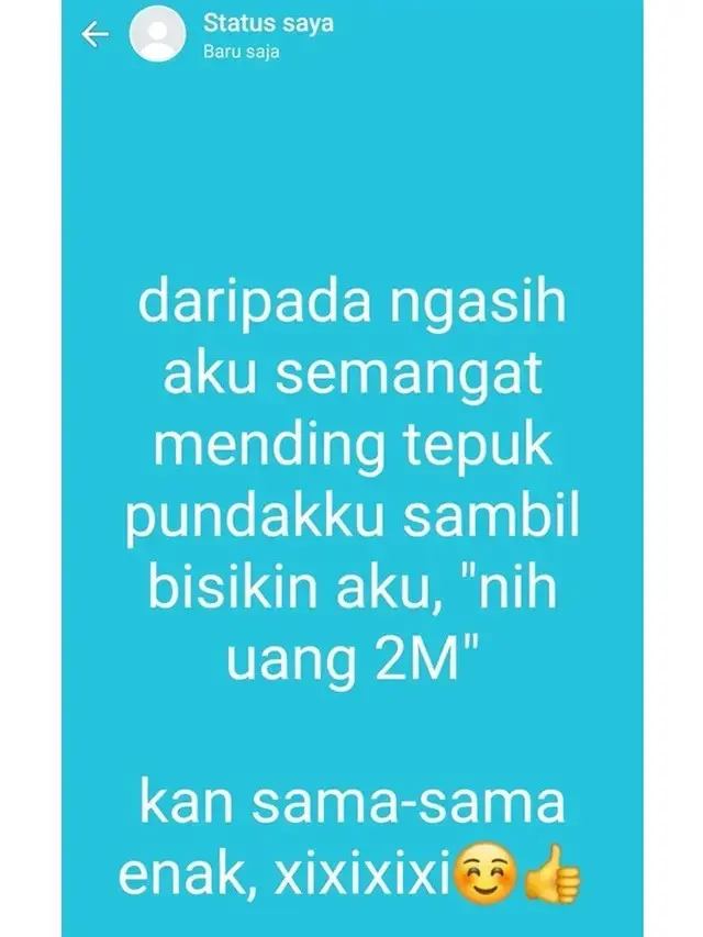 6 Status WhatsApp Pinjam Uang Ini Bikin Senyum Tipis