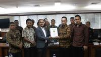 Pimpinan Komite I Fachrul Razi menerima Tim Calon Daerah Otonomi Baru (CDOB) Kota Panton Labu pemekaran dari Kabupaten Aceh Utara.