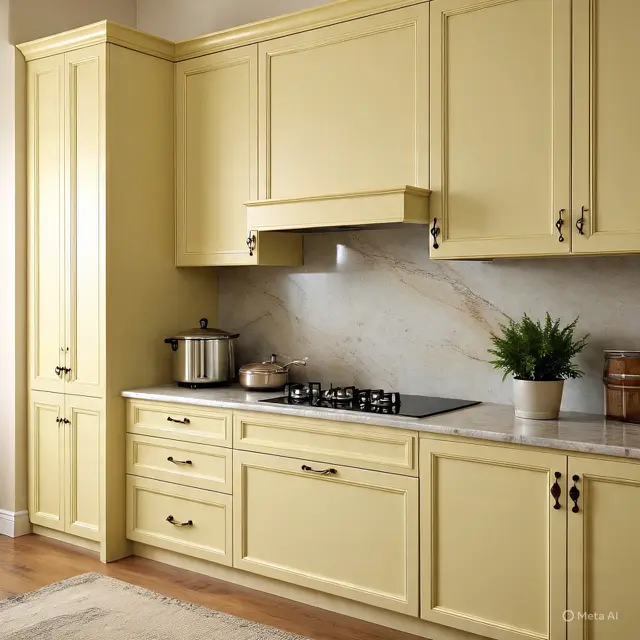 5 Warna Terbaik yang Cocok Dipadukan dengan Meja Dapur Kayu Bernuansa Klasik