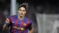 Zlatan Ibrahimovic pernah membela Barcelona rentang 2009-2011. (AFP/Lluis Gene)