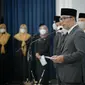 Gubernur Jawa Barat Ridwan Kamil melantik 864 Pegawai Negeri Sipil dalam jabatan fungsional di lingkungan Pemerintah Daerah Provinsi Jabar, Kamis (16/6/2022). (Foto: Biro Adpim Jabar)