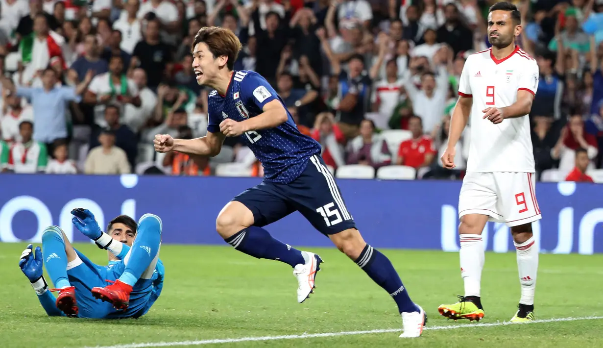 Striker Timnas Jepang berusia 33 tahun, Yuya Osako yang kini tengah menjalani musim ketiga bersama Vissel Kobe di J1 League total mencetak 4 gol dari 4 laga di Piala Asia 2019. Jepang sendiri finis sebagai runner-up setelah kalah 1-3 dari Qatar di partai final. (AFP/Karim Sahib)