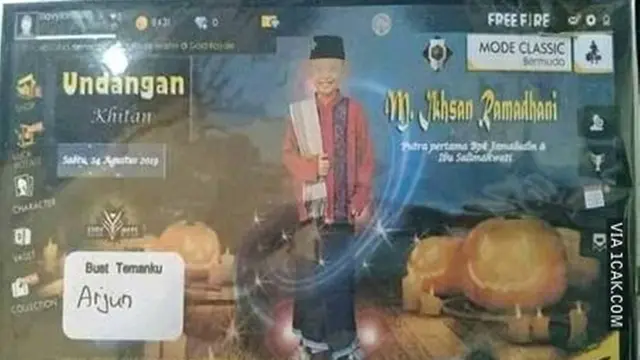 6 Undangan Sunatan Ini Unik Banget, Bikin Ketawa