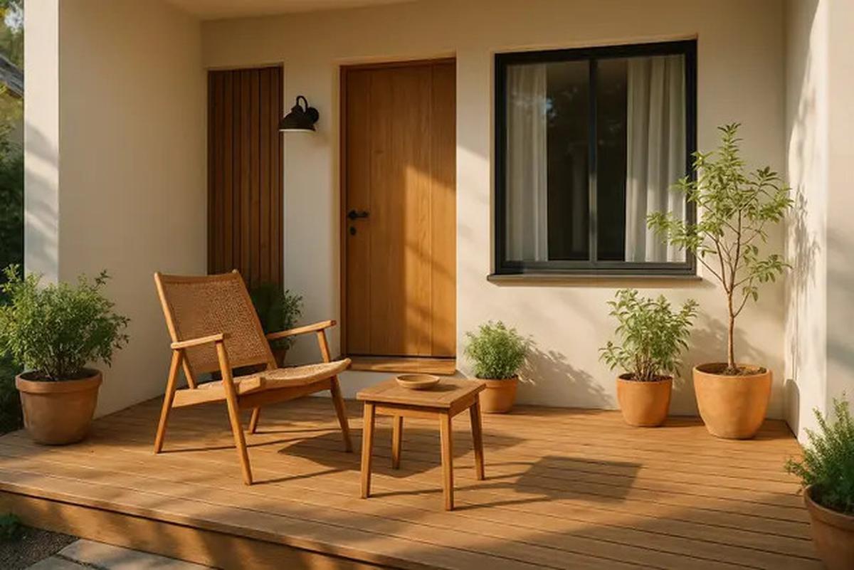 9 Desain Teras Rumah Kecil Minimalis Modern, Bikin Waktu Santai Makin Nyaman