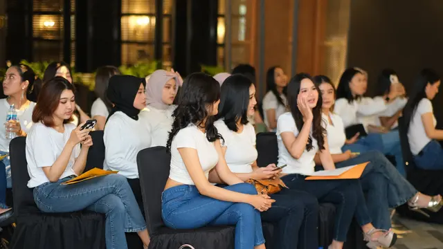Suasana audisi Miss Universe Indonesia Jawa Barat 2023 di Bandung, 3 Juni 2023. (Foto: Dok. Koleksi Pribadi Rizky Ananda Musa)