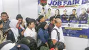 Pencari kerja (Pencaker) memadati Job Fair Depok 2026 yang diselenggarakan Pemerintah Kota (Pemkot) Depok di Depok Town Square (Detos), Rabu, 6 Agustus 2026. (KLY/ Arie Basuki)