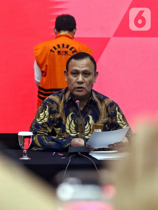 Firli mengatakan, dalam perkara dugaan suap pengurusan perkara di MA, sebelumnya KPK sudah menahan 16 orang tersangka, termasuk Hakim Agung MA Gazalba Saleh dan Hakim Agung MA Sudrajad Dimyati. (Liputan6.com/Angga Yuniar)