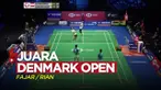 Berita video highlights partai seru Final Denmark Open 2022 sektor ganda putra antara Fajar / Rian melawan Minions, Marcus / Kevin, Minggu (23/10/2022) malam hari WIB.