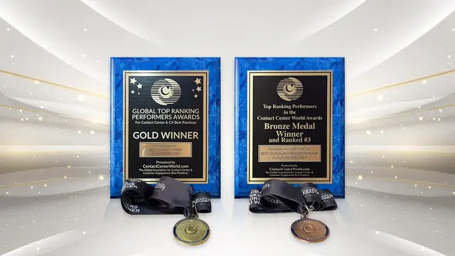 Komitmen Layanan Prima, Pegadaian Raih Penghargaan Internasional Best Contact Center Operations dan Best Outsourcing Partnership