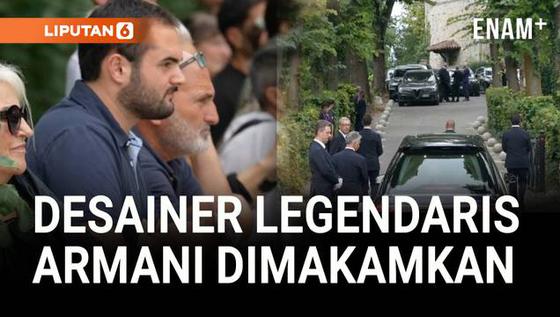 VIDEO: Suasana Pemakaman Privat Desainer Legendaris Giorgio Armani