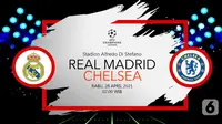 Real Madrid vs Chelsea (liputan6.com/Abdillah)