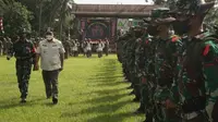 TNI Manunggal Membangun Desa (TMMD) tahun 2022 yang ke - 114 digelar di Kecamatan Muara Kaman, Kabupaten Kutai Kartanegara. (foto: istimewa)