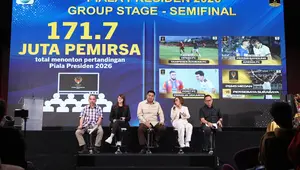 Rating-Share Pertandingan Piala Presiden 2026 Naik 16 Persen
