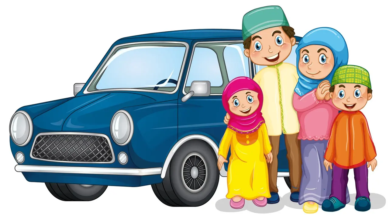 Ilustrasi mudik Lebaran, Idulfitri
