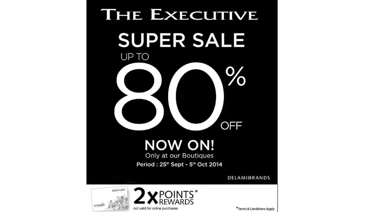 Hari Ini Terakhir! Baju Kerja The Executive Diskon 80 Persen