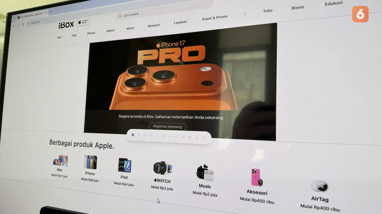 Registrasi Pre-order iPhone 17