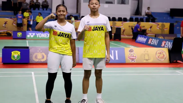 Muhammad Zilazik Artando Zakaria/Aura Nadin Gunawan - Kapolri Cup 2024 - Bulu Tangkis