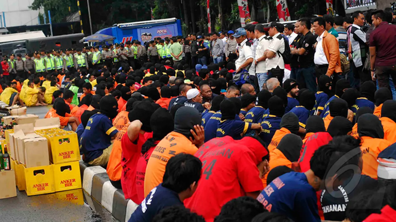 Polda Metro Jaya Amankan Ratusan Preman 