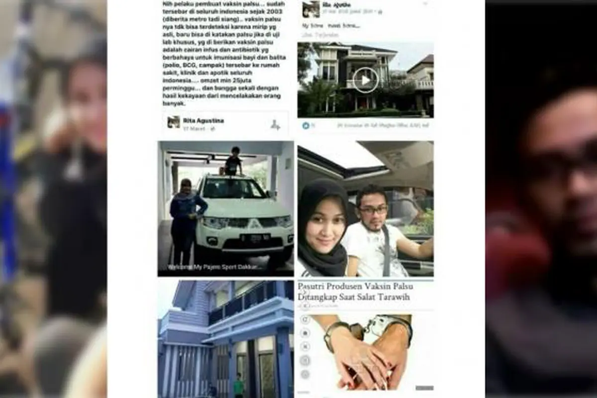 Ditangkap Saat Mau Tarawih, Ini Pasutri Pembuat Vaksin Palsu