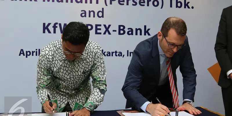 20160420- Bank Mandiri Jalin Kerjasama dengan KfW IPEX-Bank-Jakarta- Angga Yuniar