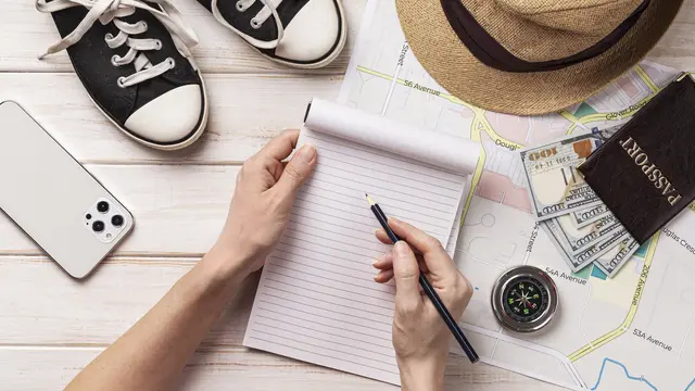 Ilustrasi Membuat Itinerary