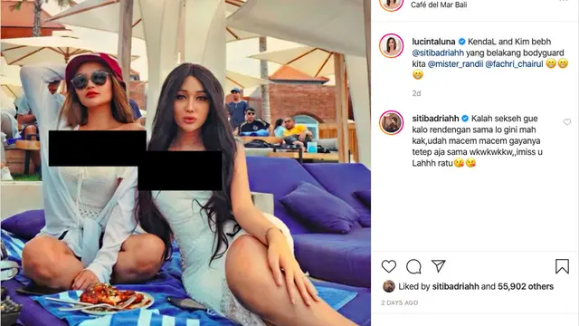 Lucinta Luna dan Siti Badriah